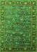 Oriental Green Traditional Rug, urb2345grn