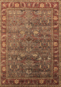 Oriental Brown Traditional Rug, urb2345brn