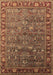 Oriental Brown Traditional Rug, urb2345brn