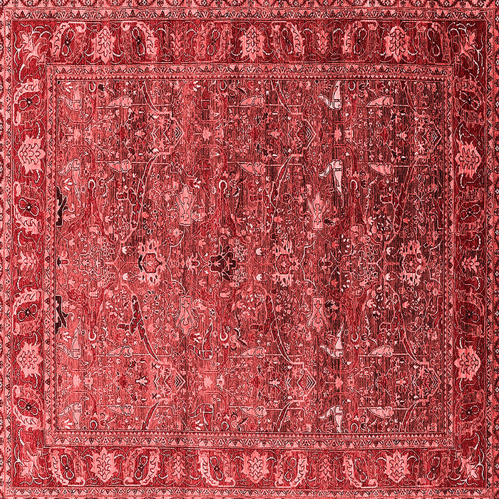 Oriental Red Traditional Rug, urb2345red