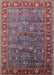 Mid-Century Modern Rosy Brown Pink Oriental Rug, urb2345