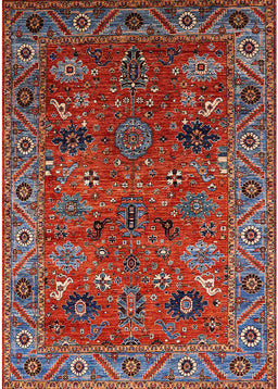 Mid-Century Modern Rose Purple Oriental Rug, urb2346