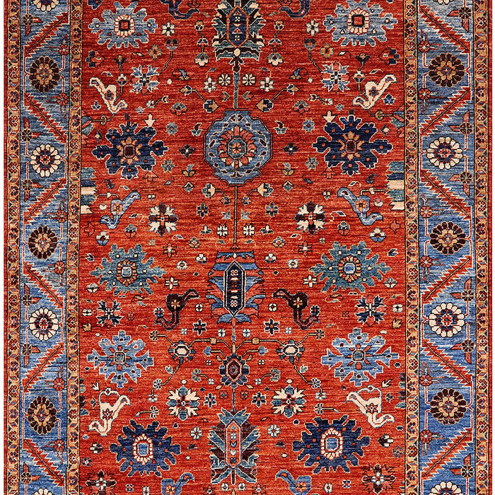 Mid-Century Modern Rose Purple Oriental Rug, urb2346