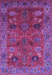 Oriental Purple Traditional Rug, urb2346pur