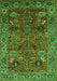 Oriental Green Traditional Rug, urb2346grn