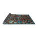 Sideview of Oriental Light Blue Industrial Rug, urb2347lblu