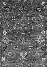 Oriental Gray Industrial Rug, urb2347gry