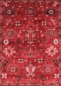 Oriental Red Industrial Rug, urb2347red