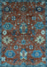 Oriental Light Blue Industrial Rug, urb2347lblu