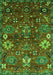 Oriental Green Industrial Rug, urb2347grn