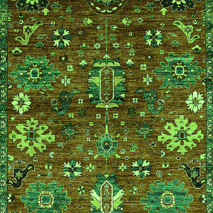 Oriental Green Industrial Rug, urb2347grn