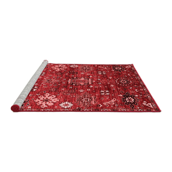 Industrial Red Washable Rugs