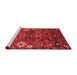 Industrial Red Washable Rugs