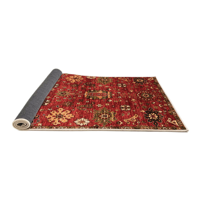 Sideview of Oriental Orange Industrial Rug, urb2347org