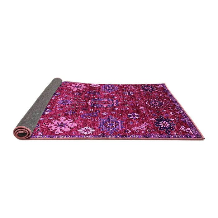 Sideview of Oriental Pink Industrial Rug, urb2347pnk