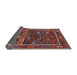 Sideview of Mid-Century Modern Rose Purple Oriental Rug, urb2348