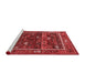 Industrial Red Washable Rugs