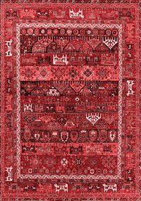 Oriental Red Industrial Rug, urb2348red