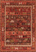 Machine Washable Oriental Orange Industrial Area Rugs, wshurb2348org