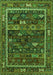 Oriental Green Industrial Rug, urb2348grn