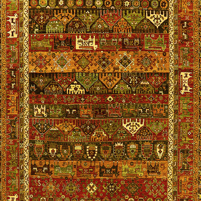 Oriental Yellow Industrial Rug, urb2348yw