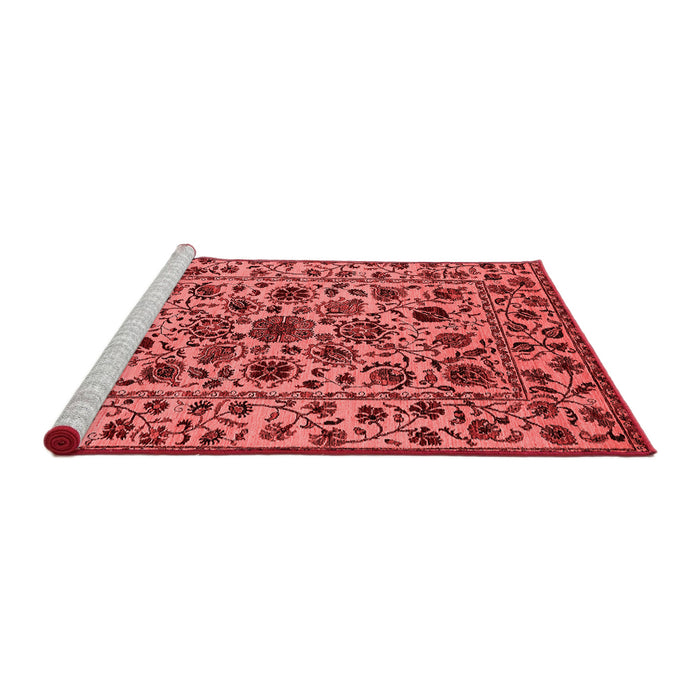 Industrial Red Washable Rugs