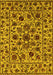 Oriental Yellow Industrial Rug, urb2349yw