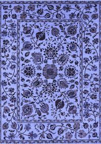 Oriental Blue Industrial Rug, urb2349blu