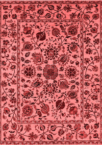 Oriental Red Industrial Rug, urb2349red