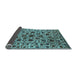 Sideview of Oriental Light Blue Industrial Rug, urb2349lblu