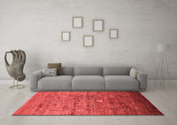 Machine Washable Oriental Red Industrial Rug, wshurb2350red