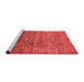 Industrial Red Washable Rugs