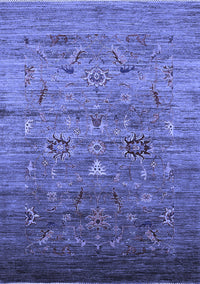 Oriental Blue Industrial Rug, urb2350blu