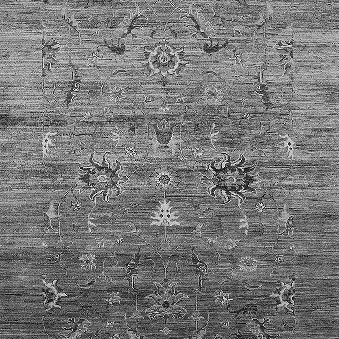 Machine Washable Oriental Gray Industrial Rug, wshurb2350gry