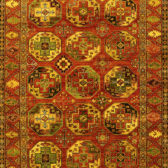 Oriental Yellow Industrial Rug, urb2351yw