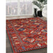 Machine Washable Industrial Modern Tomato Red Rug in a Family Room, wshurb2351