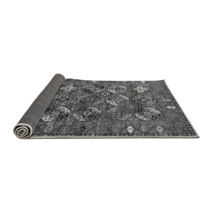 Sideview of Oriental Gray Industrial Rug, urb2351gry