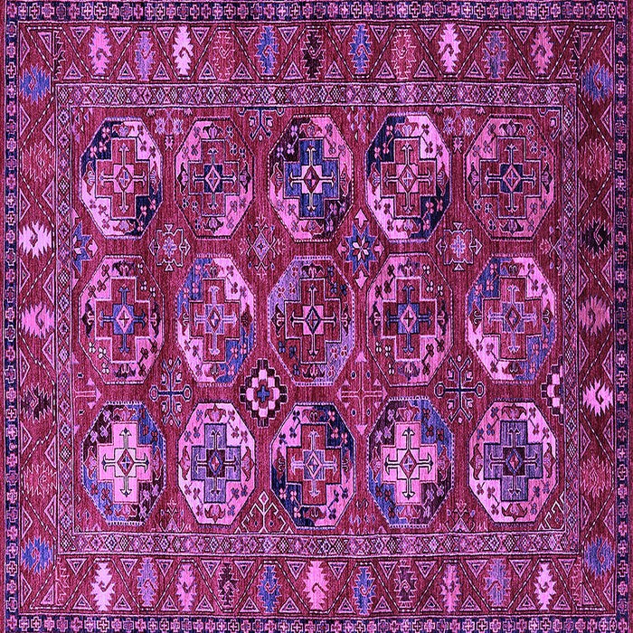 Square Oriental Purple Industrial Rug, urb2351pur