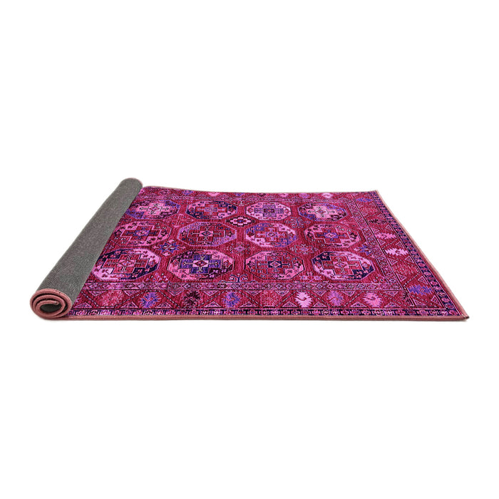 Sideview of Oriental Pink Industrial Rug, urb2351pnk