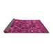 Sideview of Oriental Pink Industrial Rug, urb2351pnk