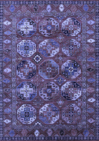 Oriental Blue Industrial Rug, urb2351blu