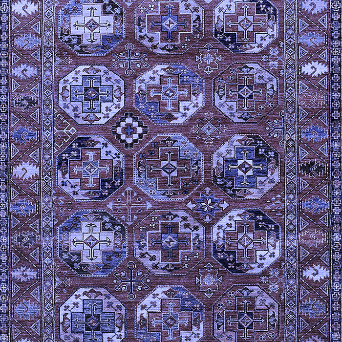 Oriental Blue Industrial Rug, urb2351blu