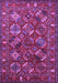 Machine Washable Oriental Purple Industrial Area Rugs, wshurb2352pur