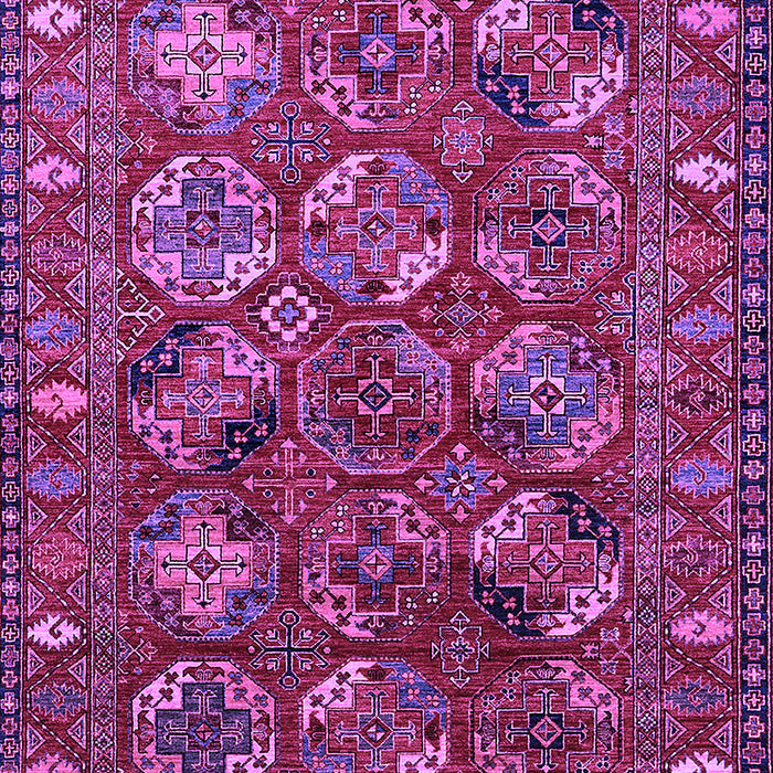 Machine Washable Oriental Purple Industrial Area Rugs, wshurb2352pur