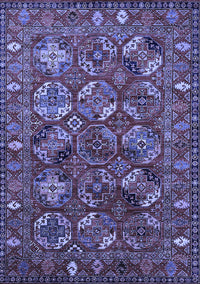 Oriental Blue Industrial Rug, urb2352blu