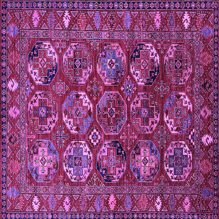 Square Oriental Purple Industrial Rug, urb2352pur