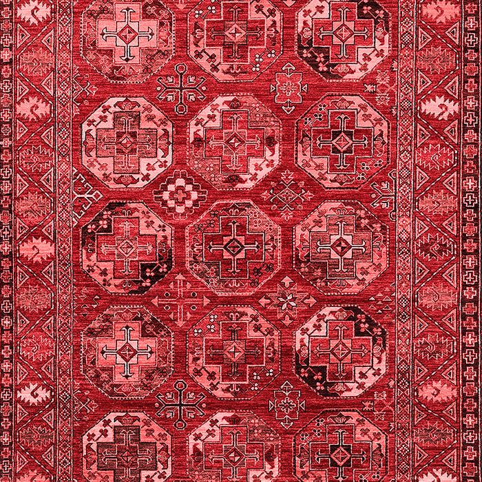 Machine Washable Oriental Red Industrial Rug, wshurb2352red