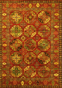 Oriental Yellow Industrial Rug, urb2352yw