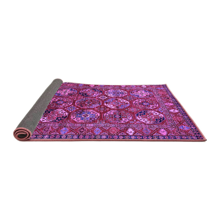 Sideview of Oriental Purple Industrial Rug, urb2352pur