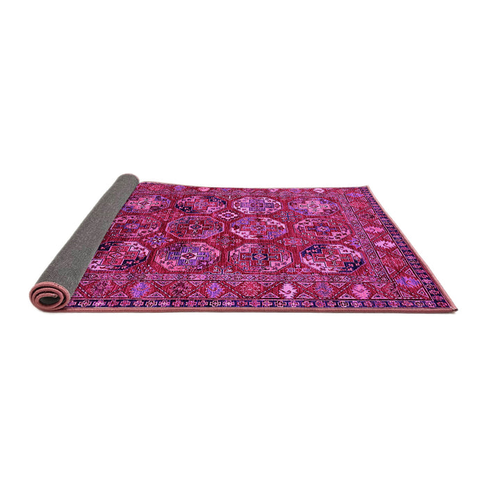 Sideview of Oriental Pink Industrial Rug, urb2352pnk
